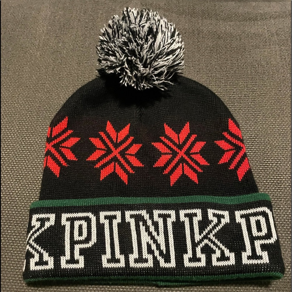 Pink Pom Pom Beanie